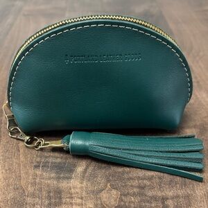 Portland Leather Goods peacock taco.